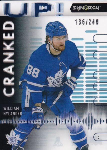 insert karta WILLIAM NYLANDER 22-23 Synergy Cranked Up Blue /249